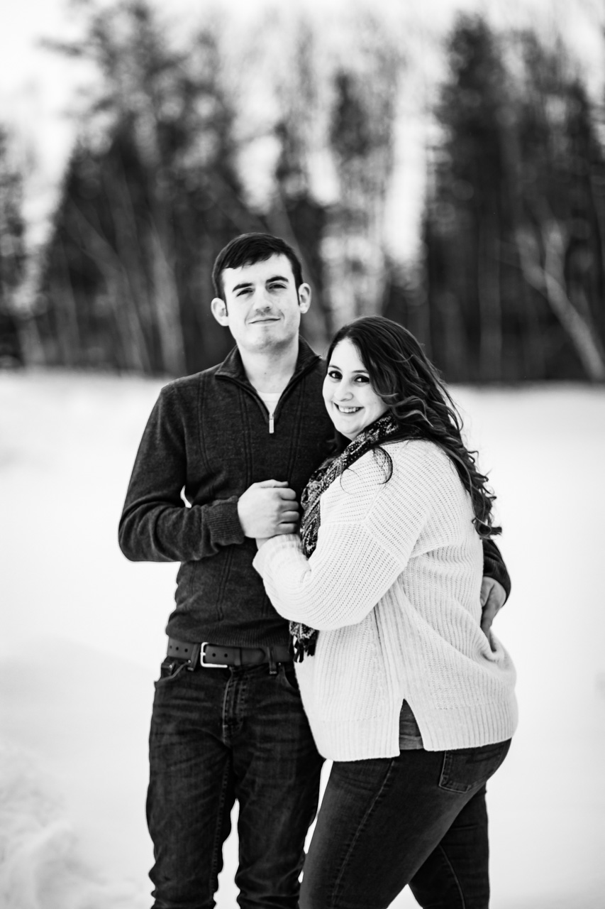 Orono-Maine-engagement-photography-winter-131-black-white