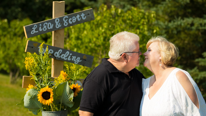 Sneak Peek  – Backyard New England Wedding Photography  | Caribou, Maine | Lisa & Scott Smith